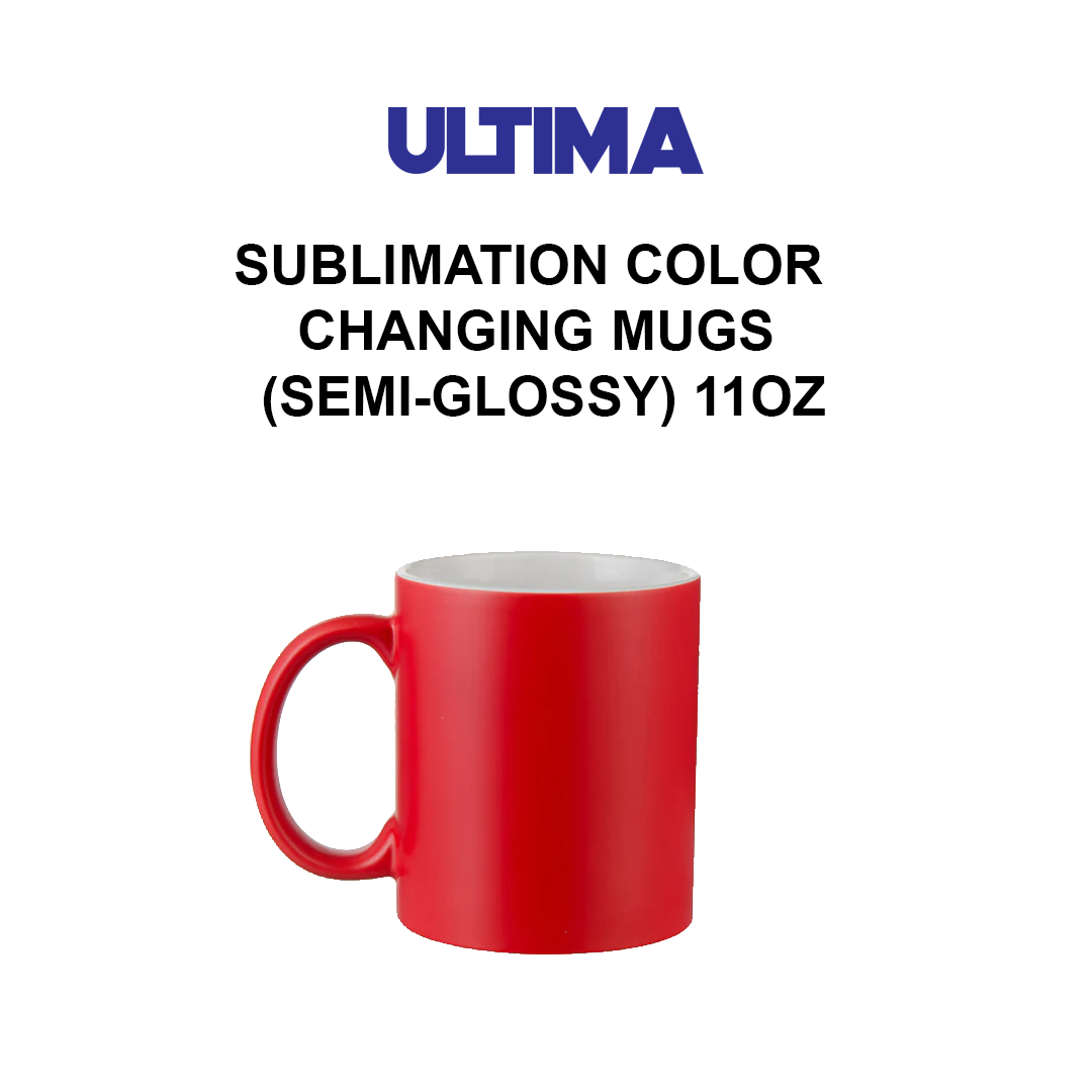ULTIMA SUBLIMATION COLOR CHANGING MUGS (SEMI-GLOSSY) 11OZ