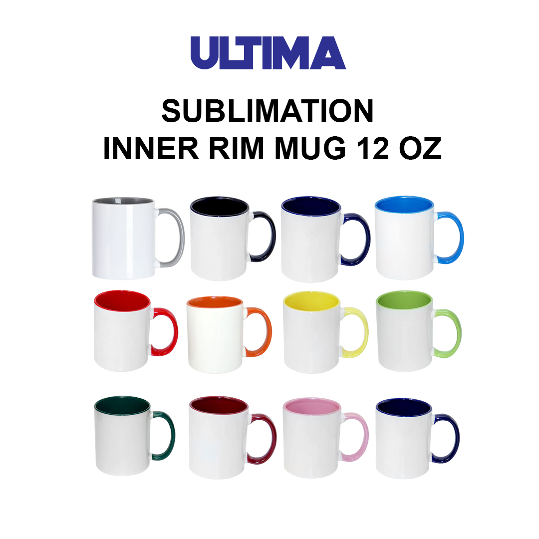 ULTIMA SUBLIMATION INNER RIM MUG 12 OZ