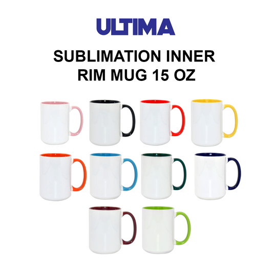 ULTIMA SUBLIMATION INNER RIM MUG 15 OZ