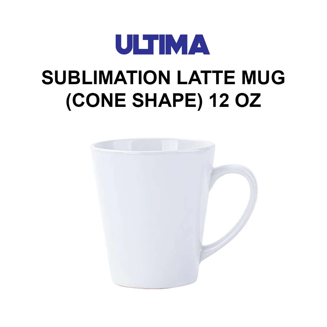 ULTIMA SUBLIMATION LATTE MUG (CONE SHAPE) 12 OZ