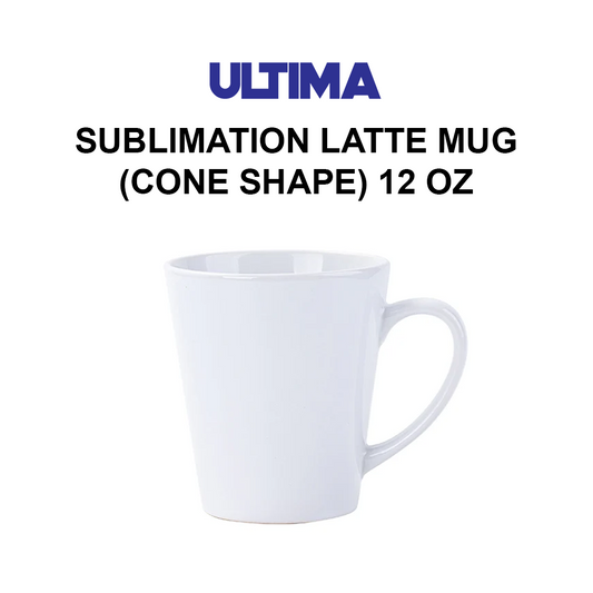 ULTIMA SUBLIMATION LATTE MUG (CONE SHAPE) 12 OZ
