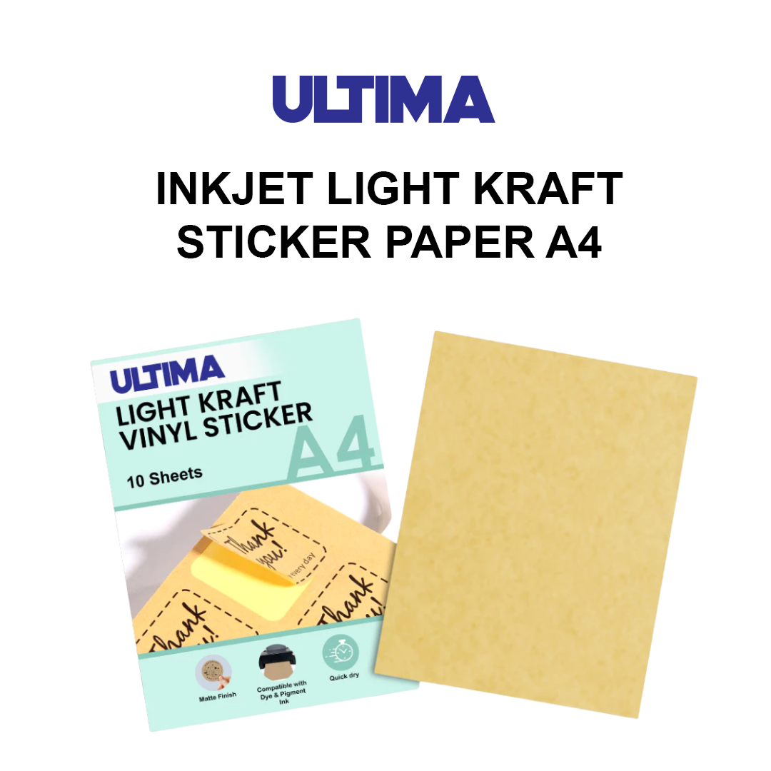 ULTIMA INKJET LIGHT KRAFT STICKER PAPER A4 – ROCHAS