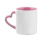 ULTIMA SUBLIMATION HEART HANDLE MUG 11 OZ