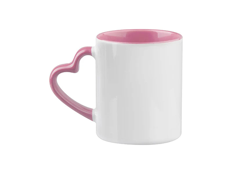 ULTIMA SUBLIMATION HEART HANDLE MUG 11 OZ