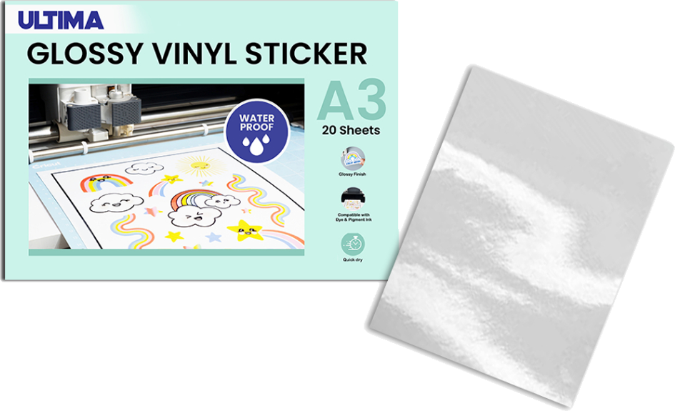 ULTIMA STICKER VINYL GLOSSY & MATTE A3