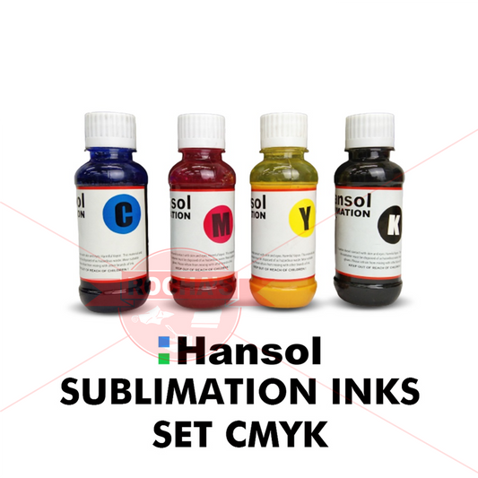 HANSOL SUBLIMATION INK (CMYK) - 100 ML PER SET