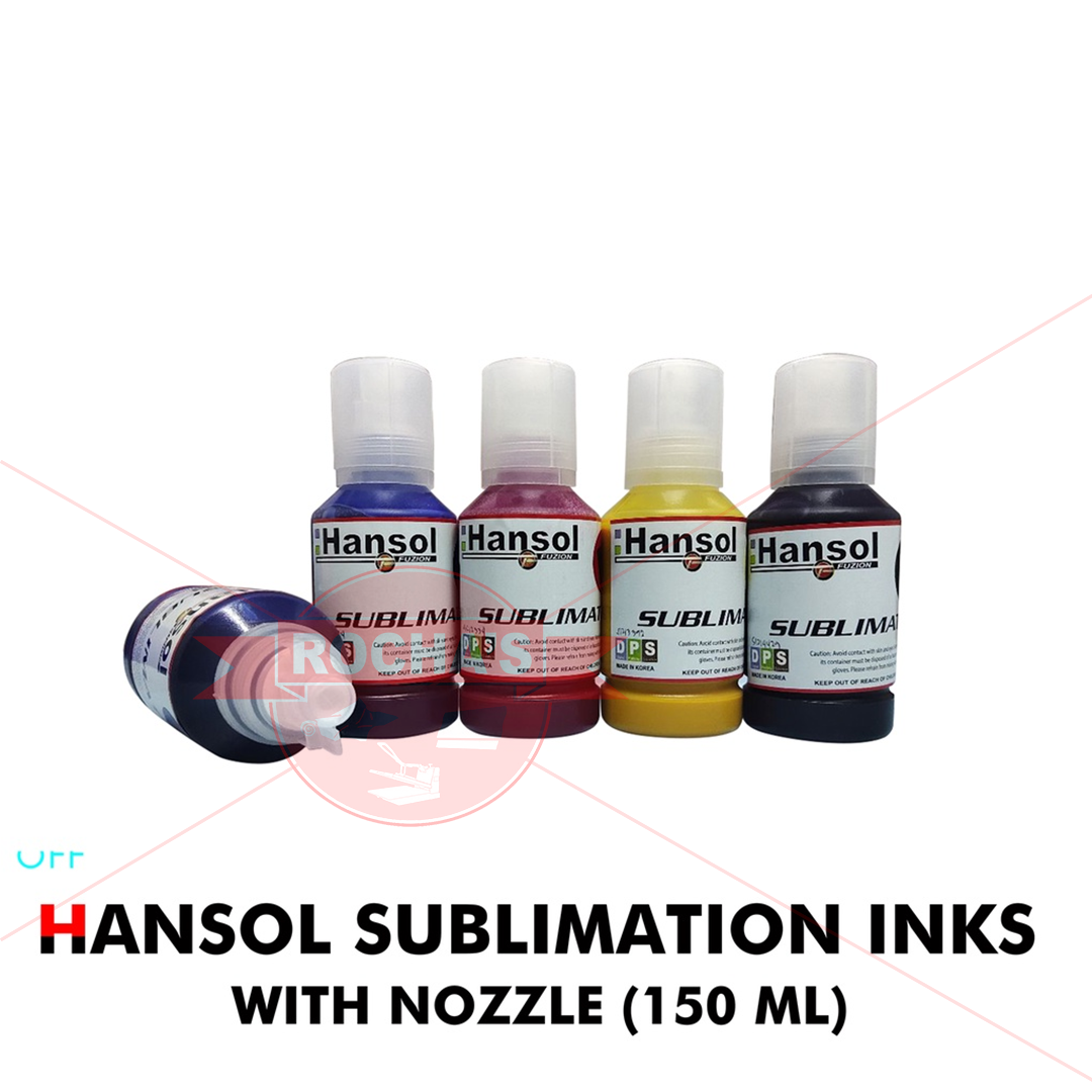 HANSOL SUBLIMATION INKS (NOZZLE TYPE) - 150 ML