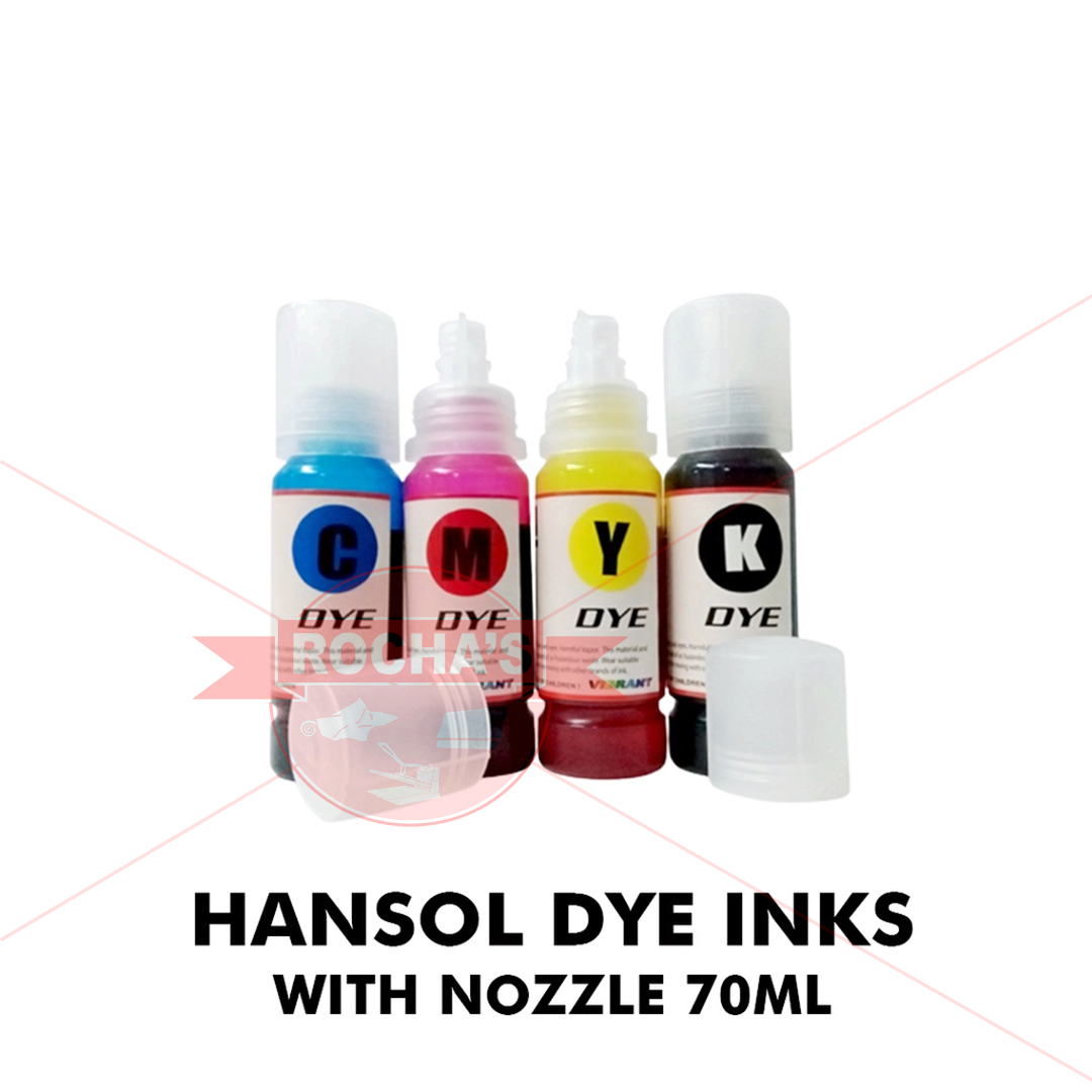 HANSOL UNIVERSAL DYE INK (NOZZLE) TYPE - 70 ML
