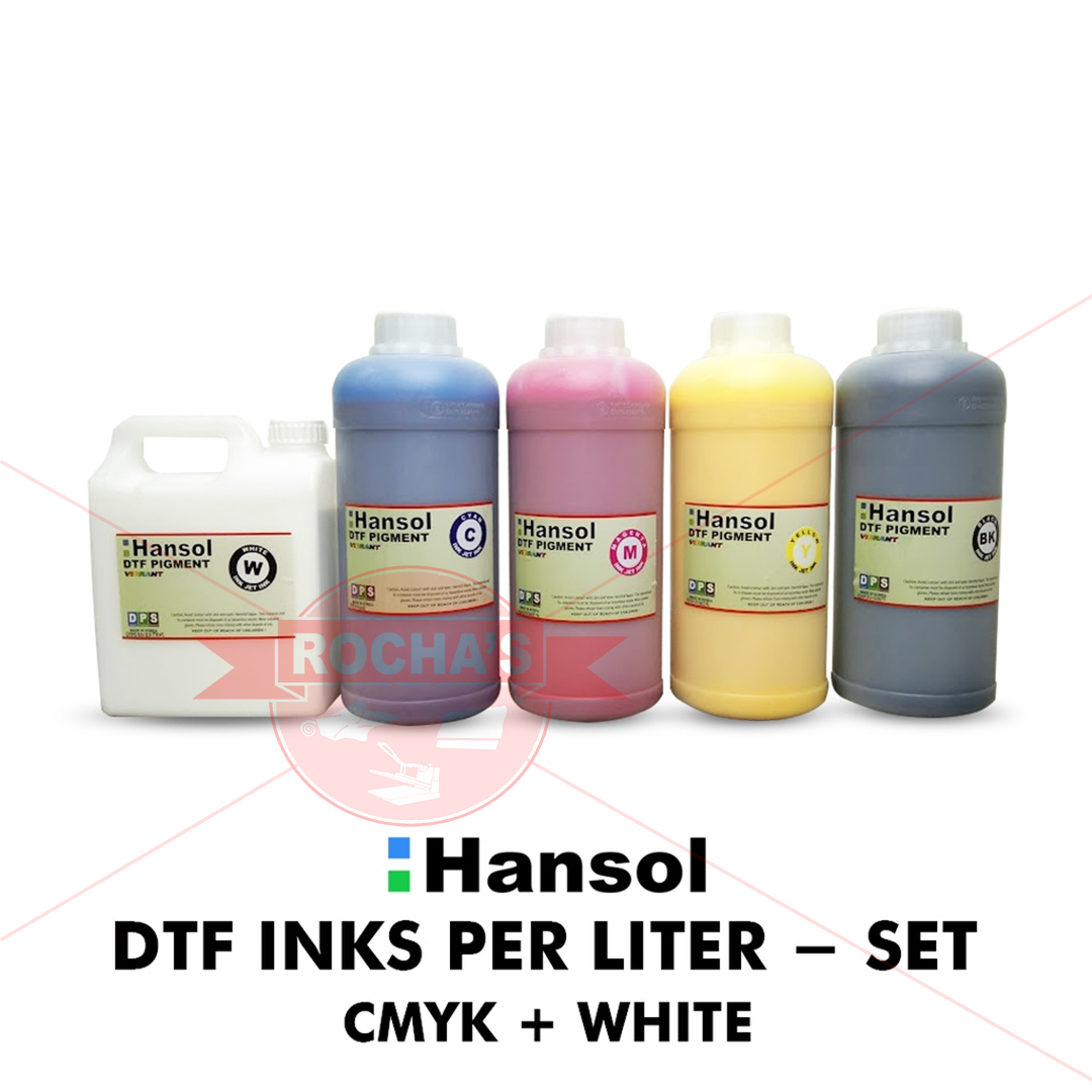 [ROCHA'S] HANSOL DTF INKS - PER LITER x SET