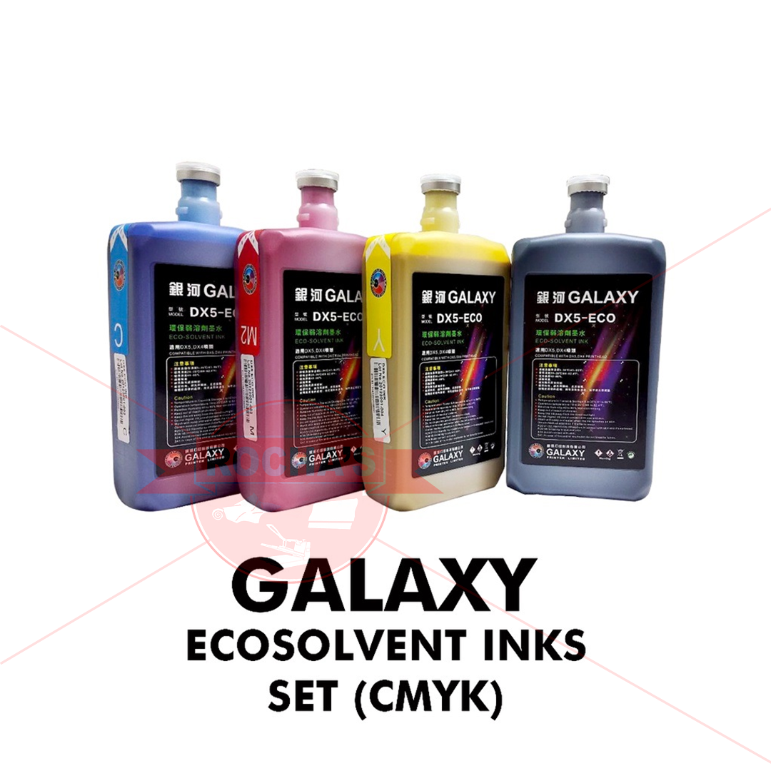 GALAXY ECO-SOLVENT INKS (SQUARE BOTTLE) - PER LITER