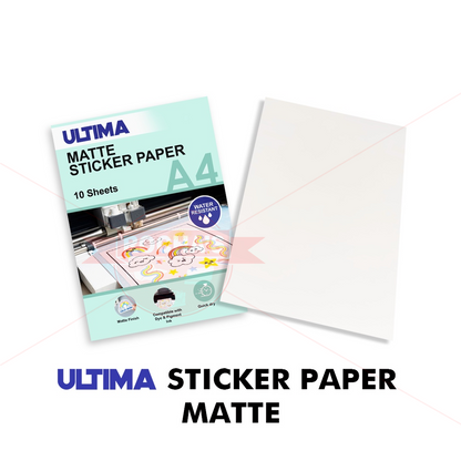 ULTIMA STICKER PAPER WATER RESISTANT - MATTE