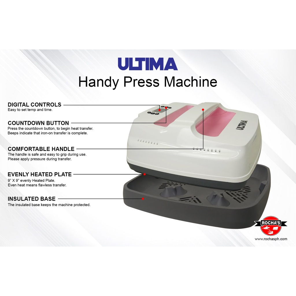 [ ROCHA'S ] ULTIMA HANDY PRESS MACHINE - With FREEBIES