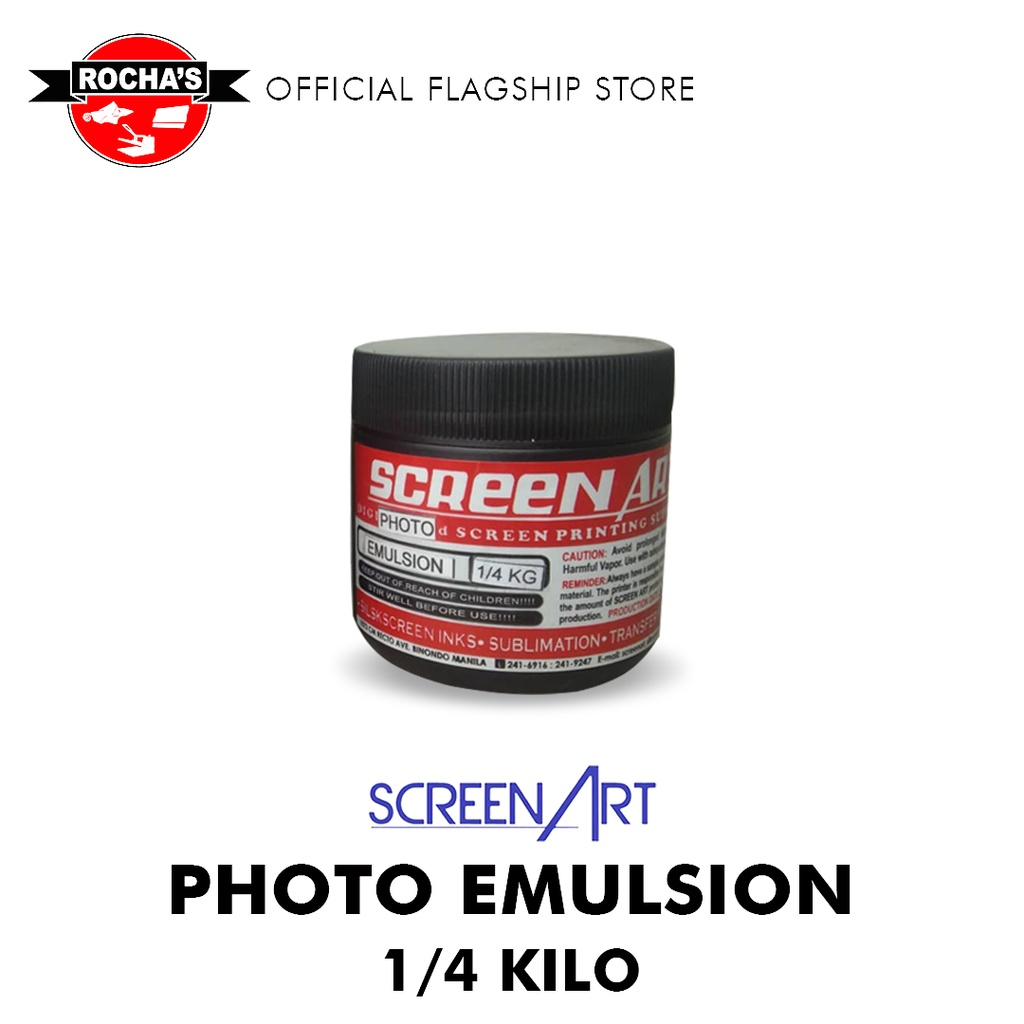 SCREENART PHOTO EMULSION - REGULAR (SCREEN PRINTING) – ROCHAS