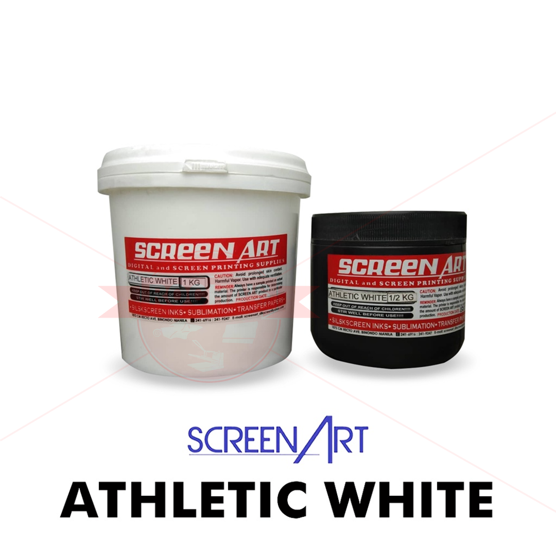 [SCREEN ART] ATHLETIC WHITE BASE INK (VNT INK) - 1/4 KILO (SCREEN PRINTING)
