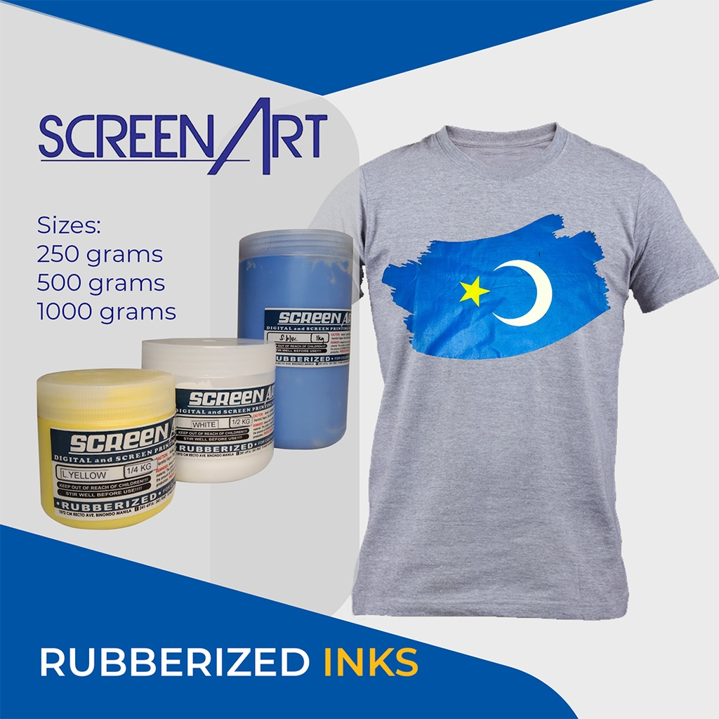 SCREENART RUBBERIZED WATER-BASED INKS (SCREEN PRINTING) – ROCHAS