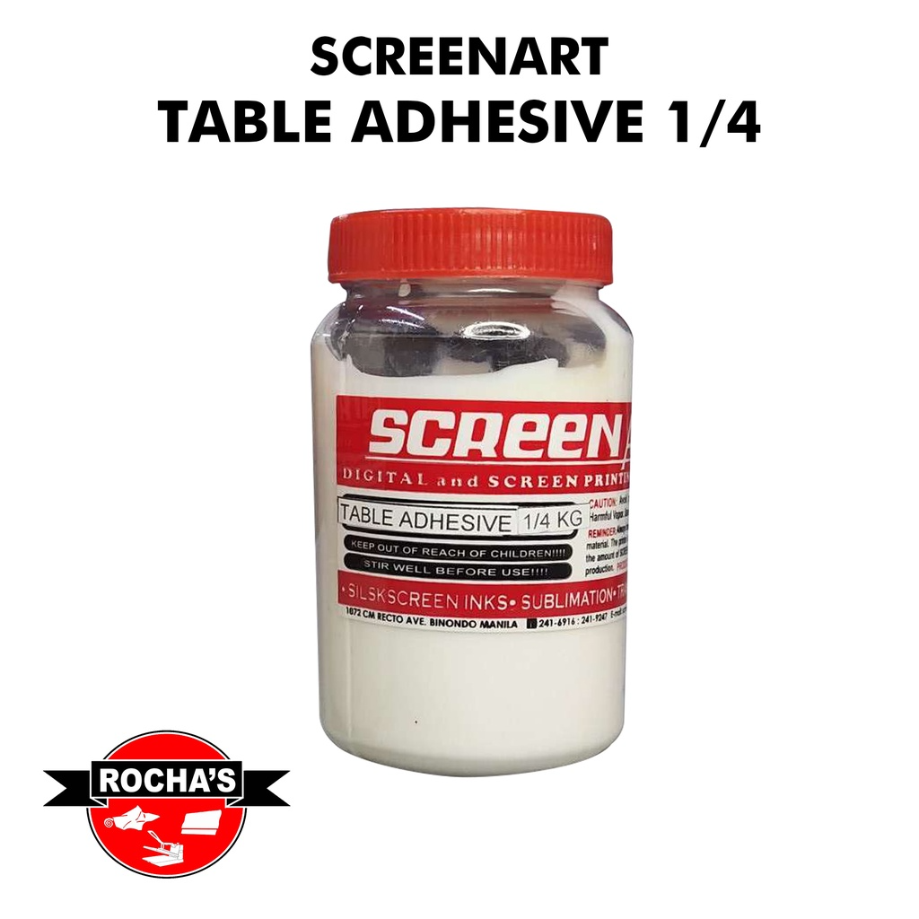 SCREEN ART TABLE ADHESIVE SCREEN PRINTING ROCHAS