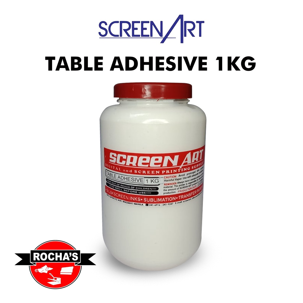 SCREEN ART TABLE ADHESIVE SCREEN PRINTING ROCHAS