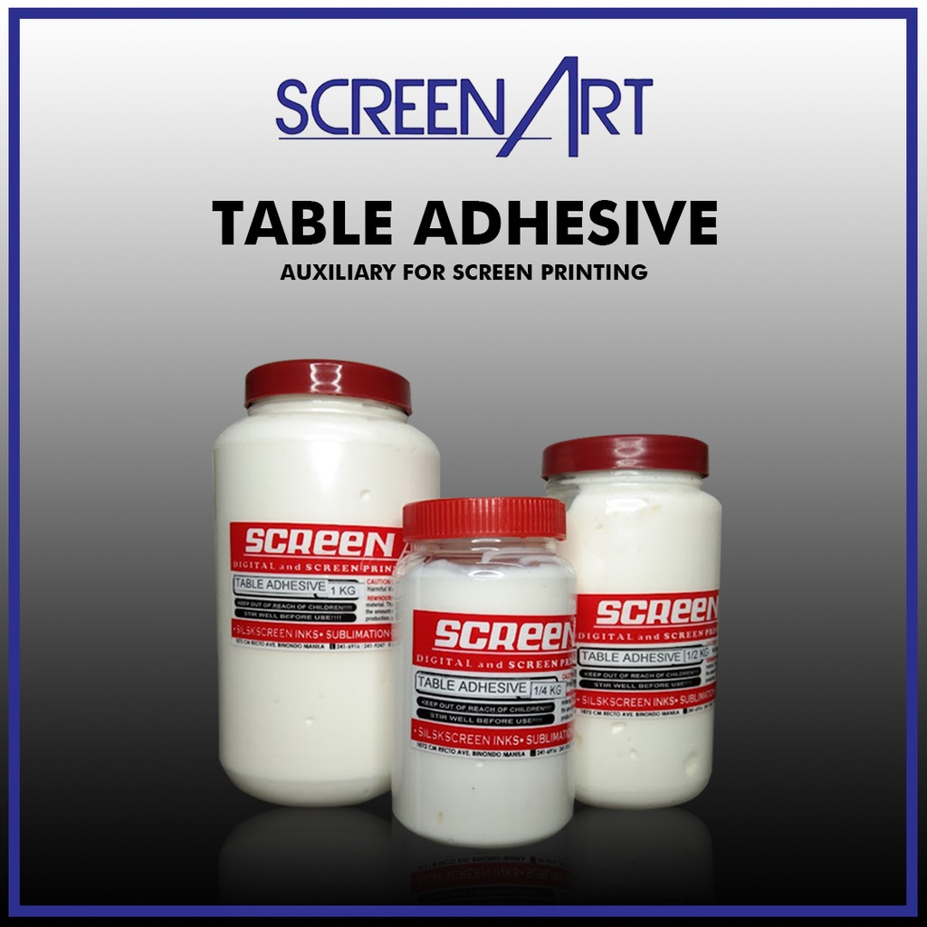 SCREEN ART TABLE ADHESIVE SCREEN PRINTING ROCHAS