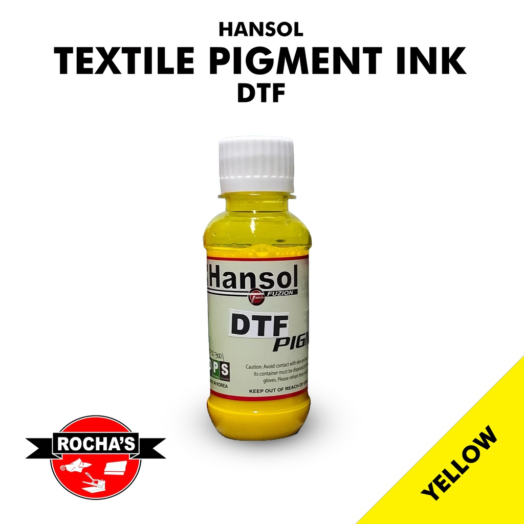 HANSOL DIRECT TO FILM (DTF) TEXTILE PIGMENT INKS - 100 ML